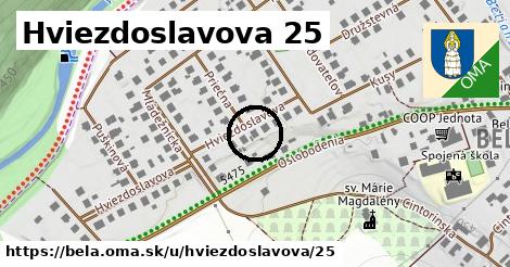 Hviezdoslavova 25, Belá