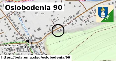 Oslobodenia 90, Belá