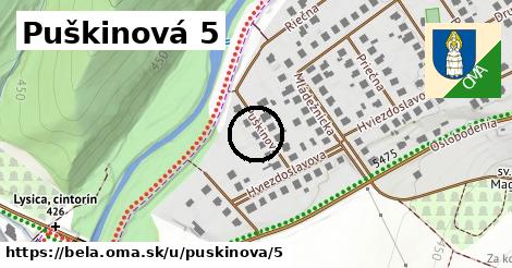 Puškinová 5, Belá