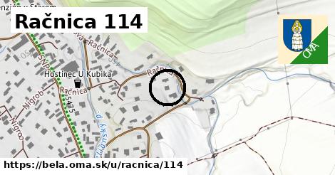 Račnica 114, Belá