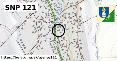 SNP 121, Belá
