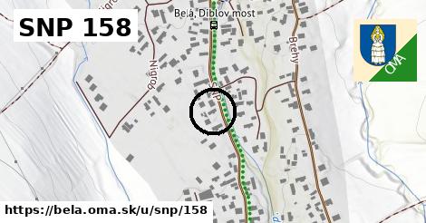 SNP 158, Belá