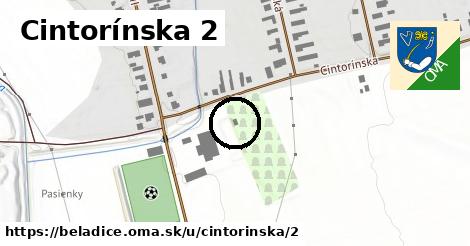 Cintorínska 2, Beladice