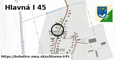 Hlavná I 45, Beladice