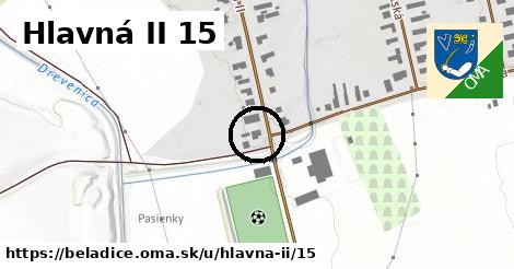 Hlavná II 15, Beladice