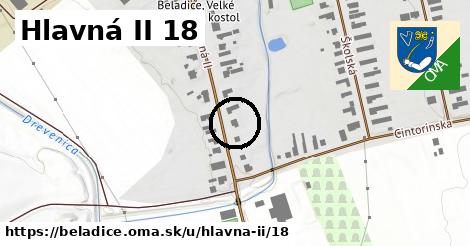 Hlavná II 18, Beladice