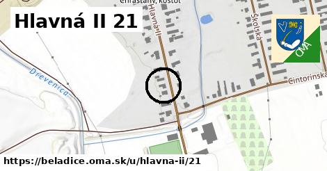 Hlavná II 21, Beladice