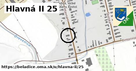 Hlavná II 25, Beladice