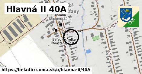 Hlavná II 40A, Beladice