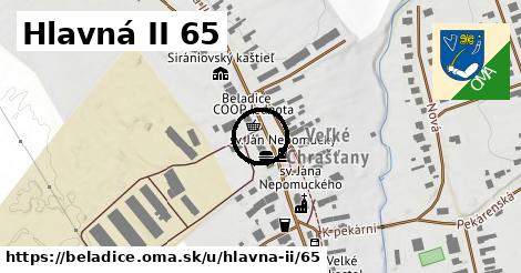 Hlavná II 65, Beladice