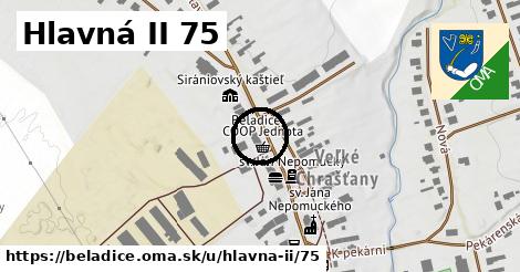 Hlavná II 75, Beladice