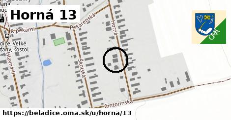 Horná 13, Beladice