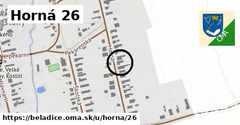 Horná 26, Beladice