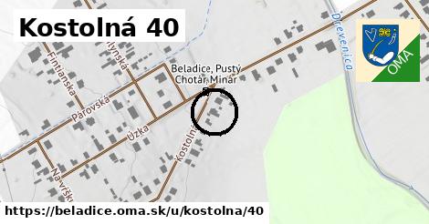 Kostolná 40, Beladice