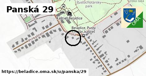 Panská 29, Beladice