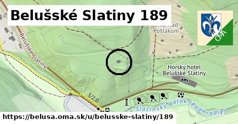 Belušské Slatiny 189, Beluša