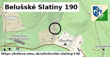 Belušské Slatiny 190, Beluša