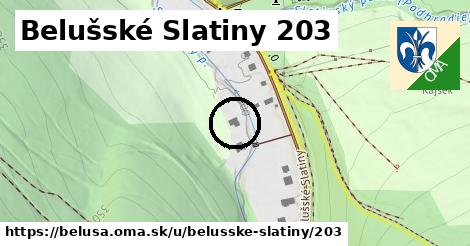 Belušské Slatiny 203, Beluša