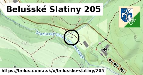 Belušské Slatiny 205, Beluša