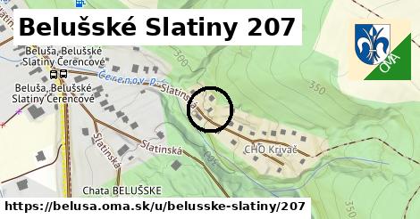 Belušské Slatiny 207, Beluša