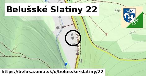 Belušské Slatiny 22, Beluša