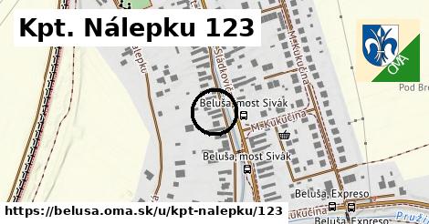 Kpt. Nálepku 123, Beluša