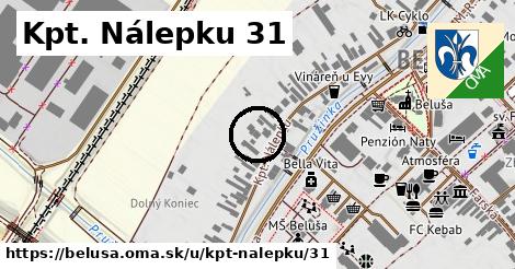 Kpt. Nálepku 31, Beluša