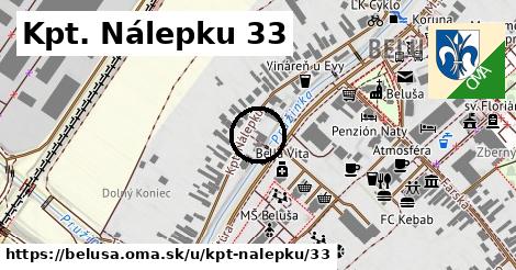 Kpt. Nálepku 33, Beluša