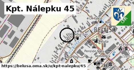 Kpt. Nálepku 45, Beluša