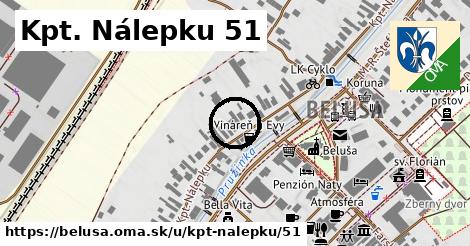 Kpt. Nálepku 51, Beluša