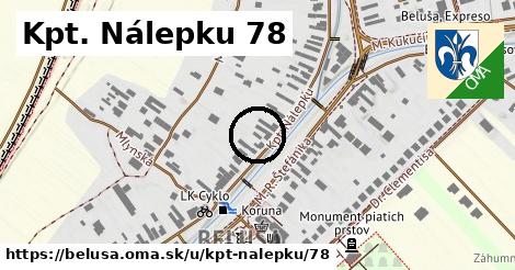 Kpt. Nálepku 78, Beluša