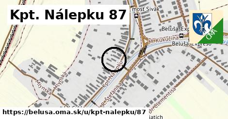 Kpt. Nálepku 87, Beluša