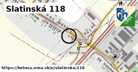 Slatinská 118, Beluša