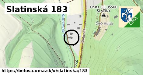 Slatinská 183, Beluša