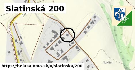 Slatinská 200, Beluša