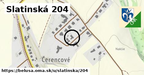 Slatinská 204, Beluša