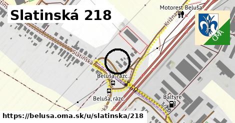 Slatinská 218, Beluša