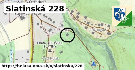 Slatinská 228, Beluša