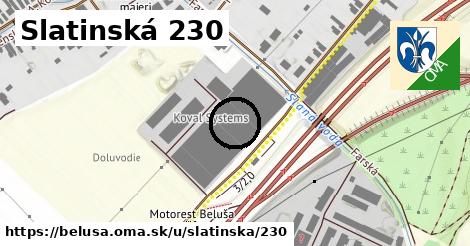 Slatinská 230, Beluša