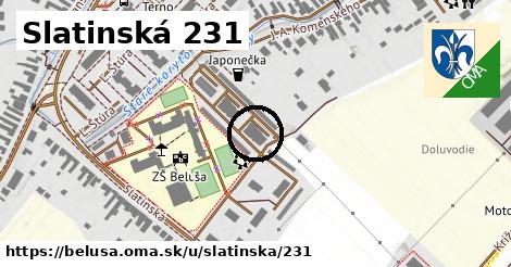 Slatinská 231, Beluša