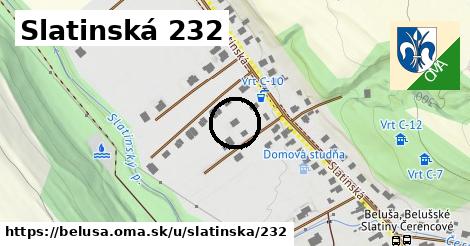 Slatinská 232, Beluša