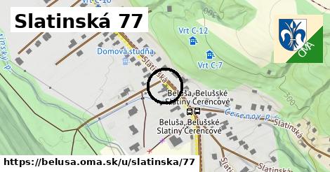 Slatinská 77, Beluša