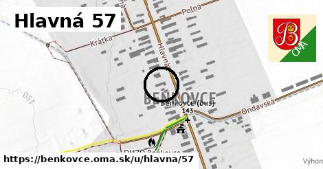 Hlavná 57, Benkovce