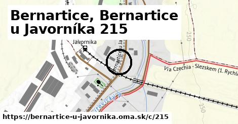 Bernartice, Bernartice u Javorníka <span class="supisne">215</span>