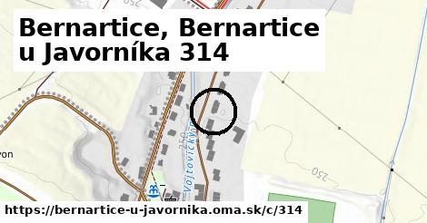 Bernartice, Bernartice u Javorníka <span class="supisne">314</span>