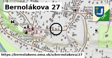 Bernolákova 27, Bernolákovo