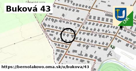 Buková 43, Bernolákovo