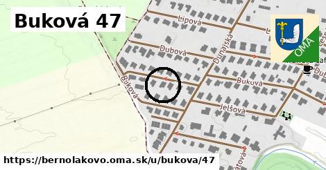 Buková 47, Bernolákovo