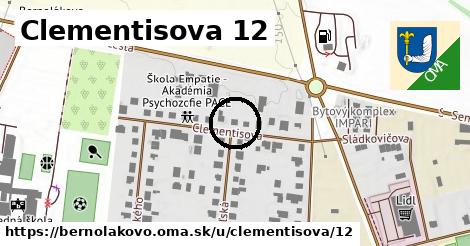 Clementisova 12, Bernolákovo