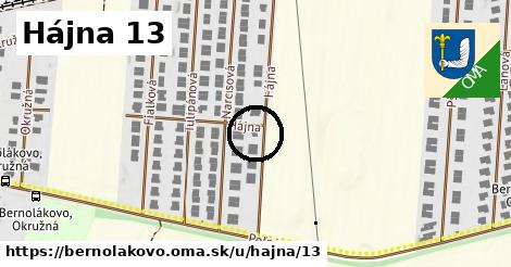Hájna 13, Bernolákovo